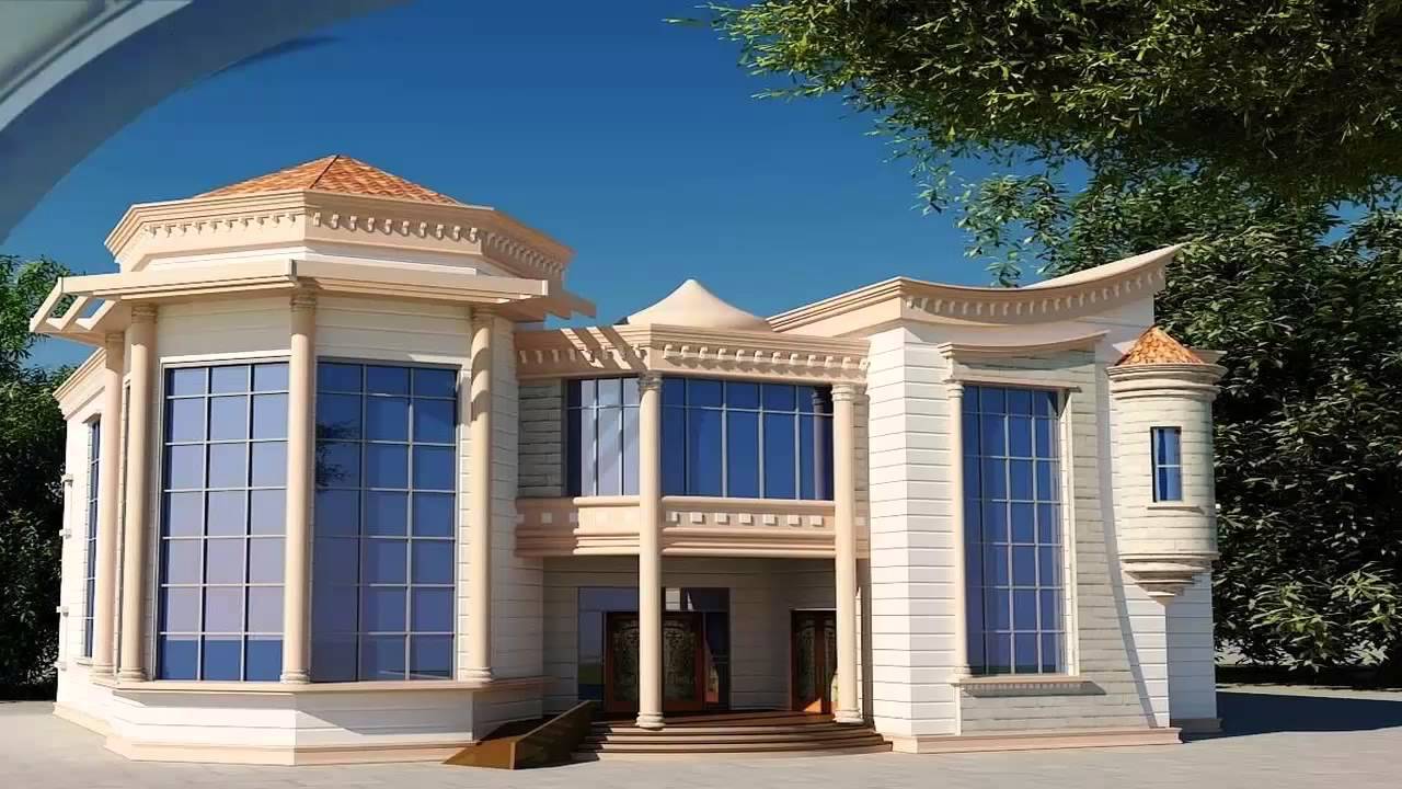 فلل من الخارج - تصميمات فلل بسيطه تشبه القصور 5993 5