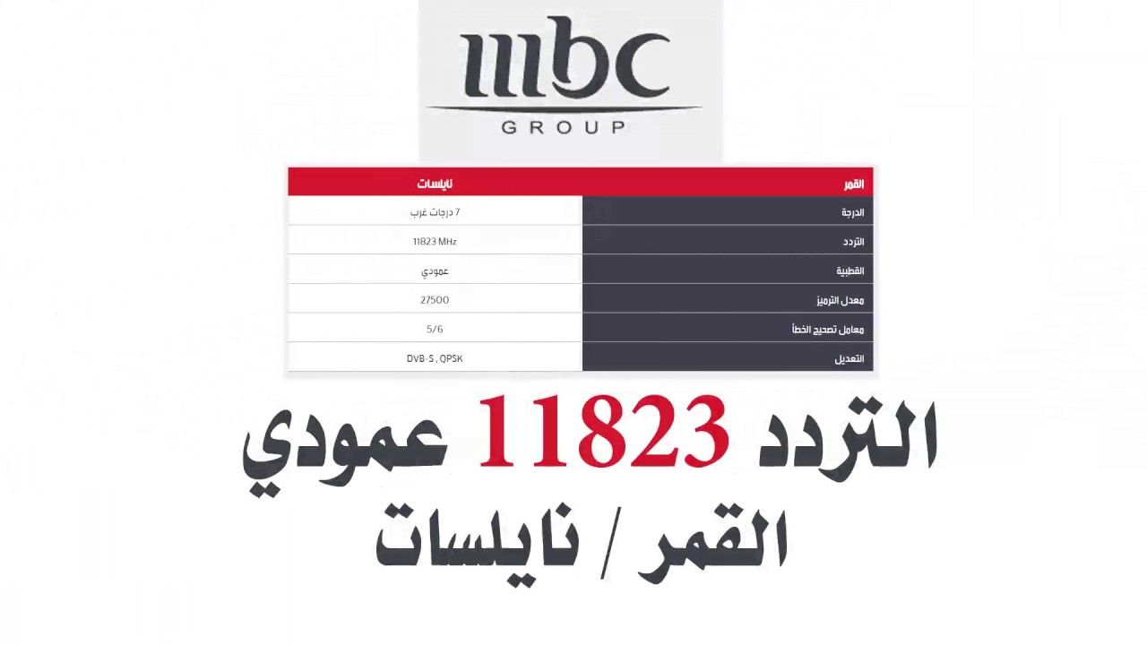 ترددات قنوات Mbc على النايل سات - مجموعه قنوات ام بي سي علي النايل سات 4348 2