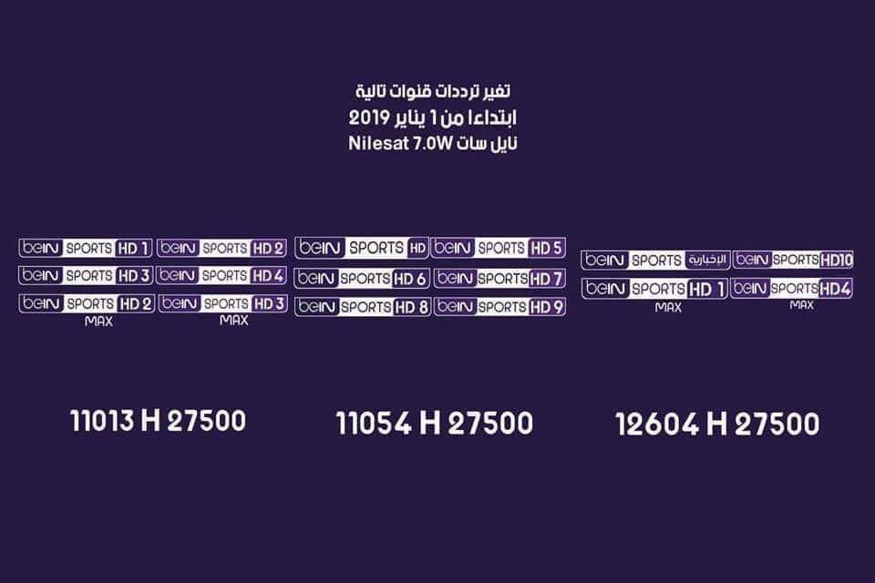 تردد قناة بي ان سبورت الاخبارية على النايل سات - تردد بي ان سبورت المفتوحه 2946