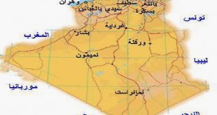 1265 1 خريطة الجزائر المفصلة بالمسافات - خريطة الطرق في الولايات الجزائرية مى الصياد
